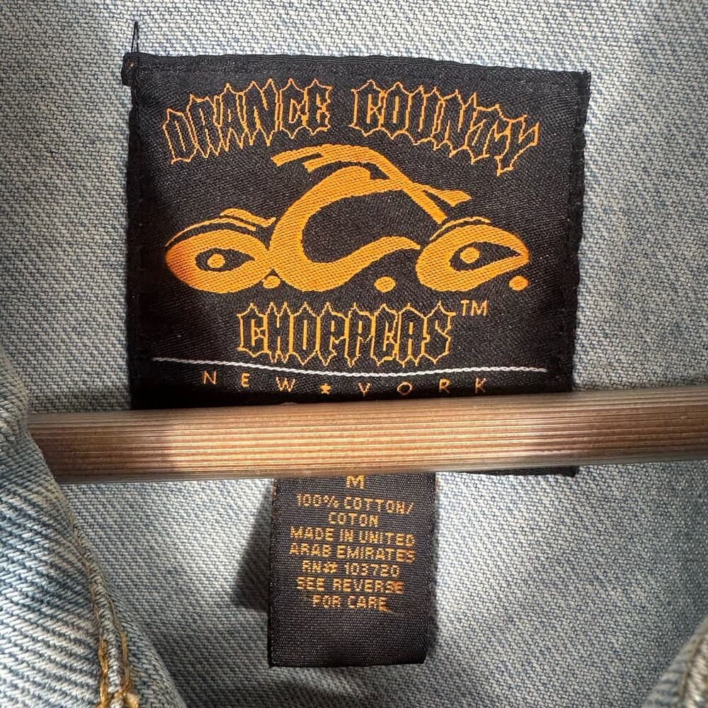 Orange County Choppers Denim Jacket Size Medium - Picture 8 of 8